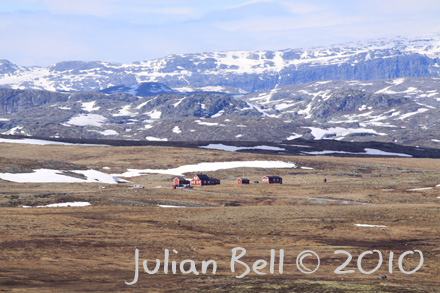 View of Tr&aring;st&oslash;len and the main road