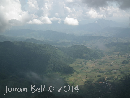 Looking over to Laos from Phu Cha Fa