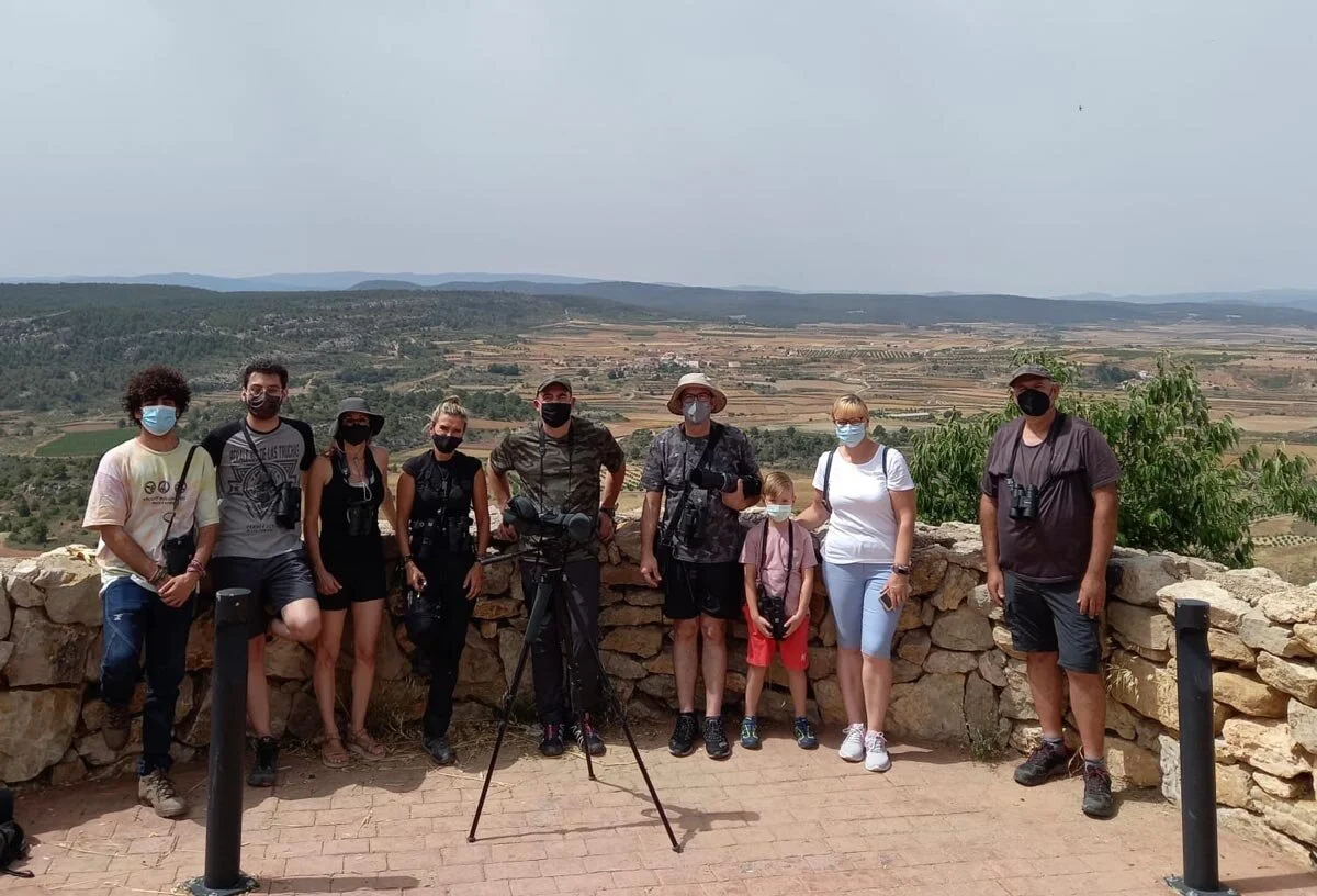 Birding en Alpuente, disfrutando de las aves  antes de su migración.