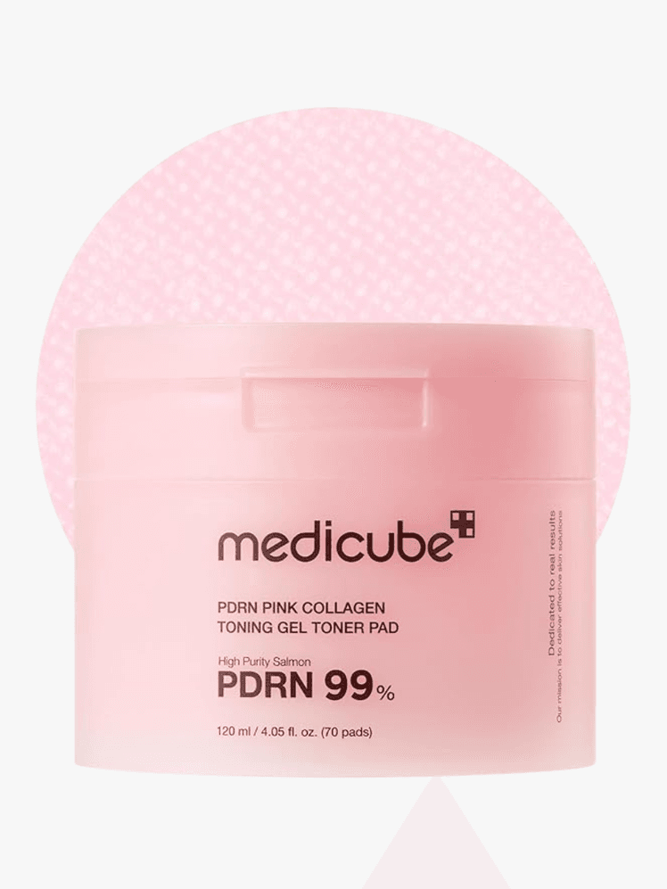 Medicube PDRN Pink Collagen Toning Gel Toner Pad