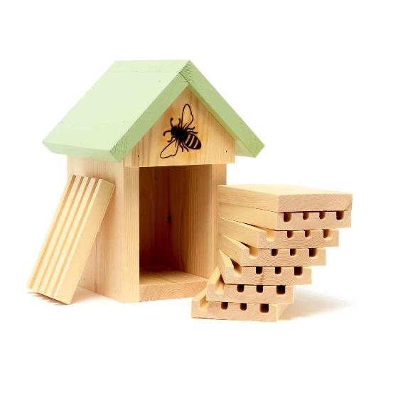 Solitary bee home product photo front L