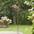 Solar flower stake light product photo front T