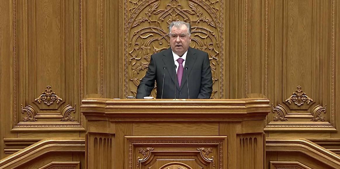 Паёми Президенти Ҷумҳурии Тоҷикистон муҳтарам Эмомалӣ Раҳмон дар бораи самтҳои асосии сиёсати дохилӣ ва хориҷии ҷумҳурӣ