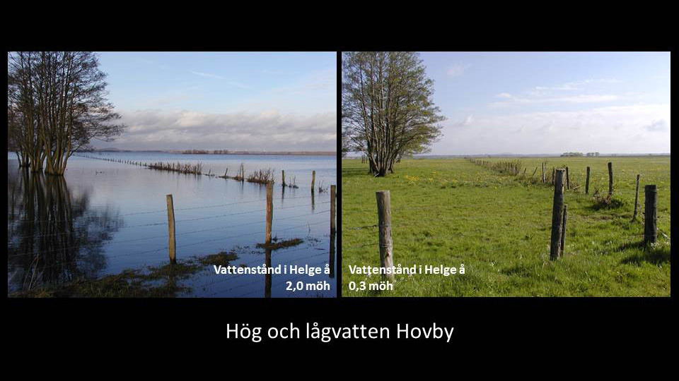 Hög och lågvatten vid Hovby