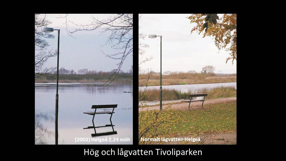Hög och lågvatten i Tivoliparken