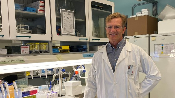 Man in lab