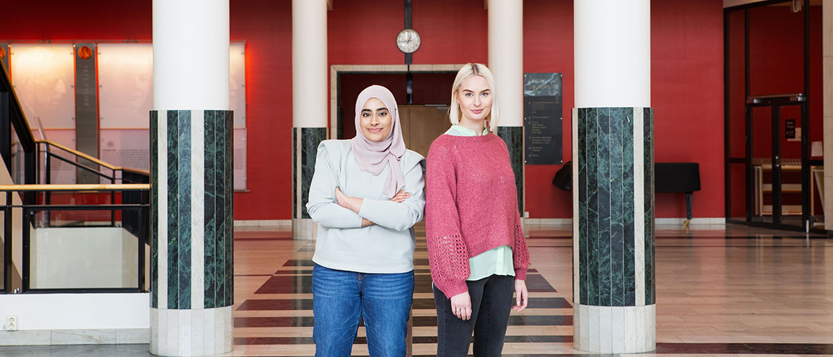 Bilde fra foajeen i Georg Sverdrups hus