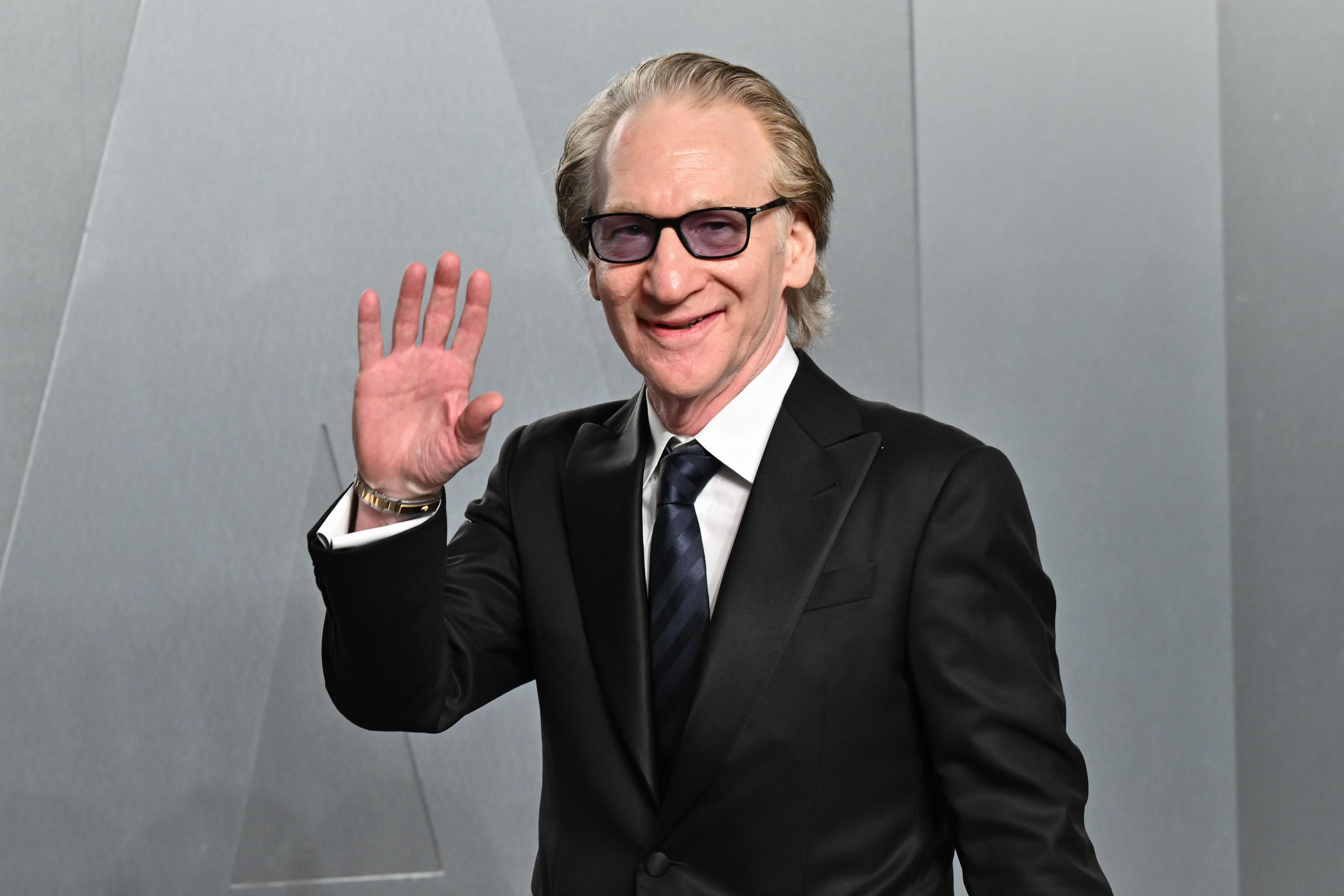 FILE – Bill Maher arrives at the Vanity Fair Oscar Party, March 15, 2026, in Los Angeles. (Photo by Evan Agostini/Invision/AP, File)
