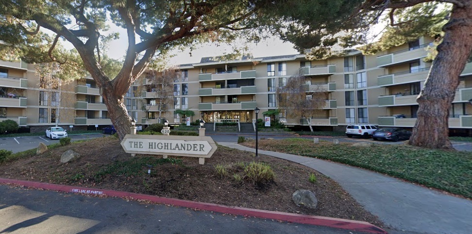 The Highlander, an apartment complex at 620 Iris Avenue in Sunnyvale, seen in 2022.