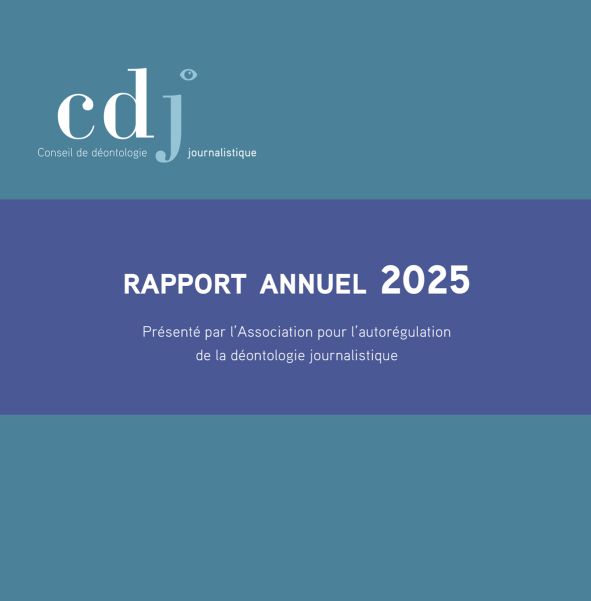 Couverture du rapport annuel du CDJ pour l'année 2023