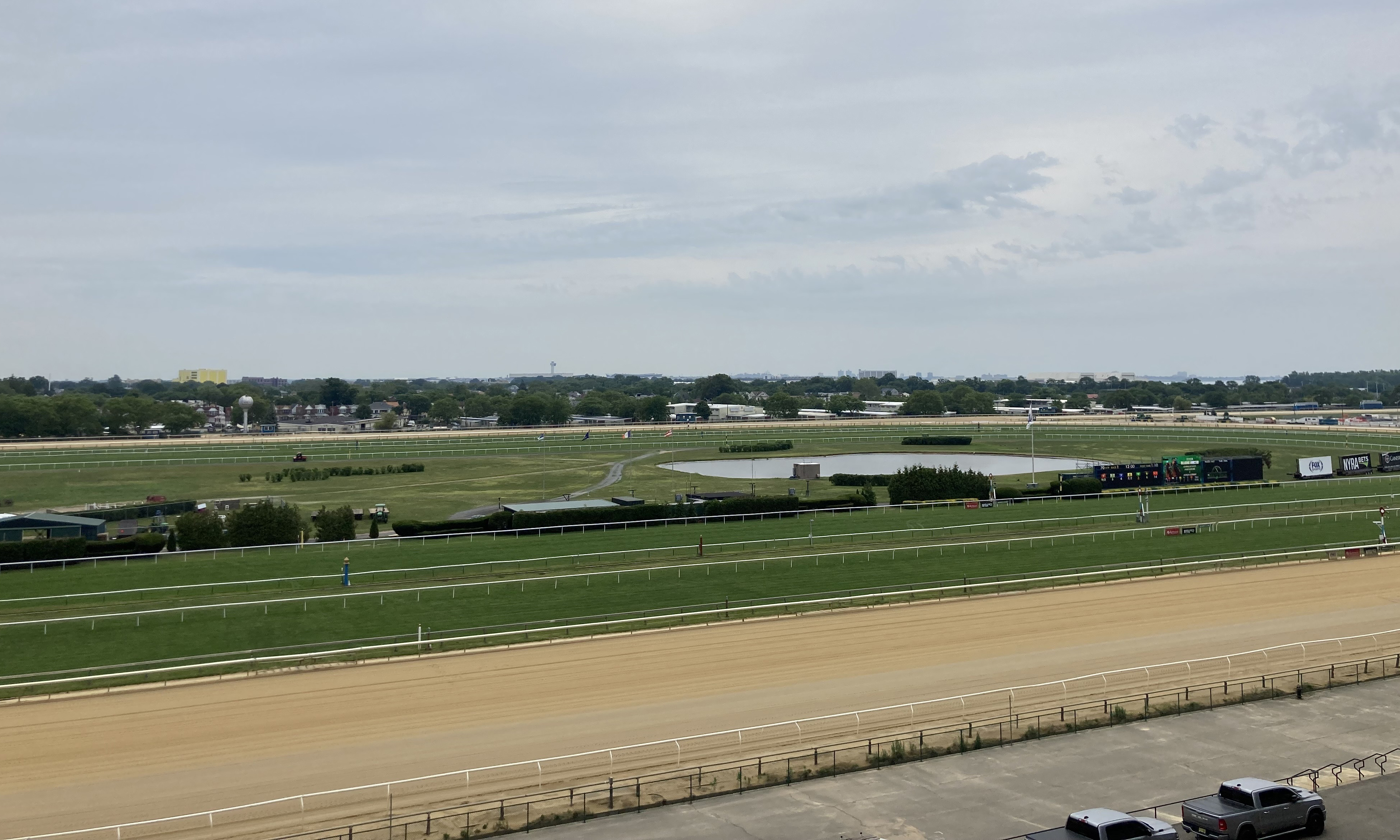 Aqueduct Racetrack is pictured on June 26, 2026.
