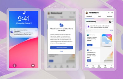 Екранна снимка на телефон, показващ известия от Relecloud в 9:41 ч.