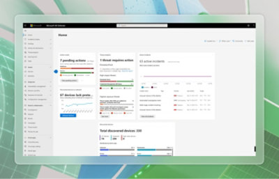 Екранна снимка на таблото на Microsoft 365 Defender.