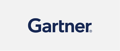 הסמל של Gartner על רקע לבן.