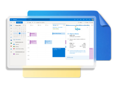 A screenshot of a new event calendar in Outlook