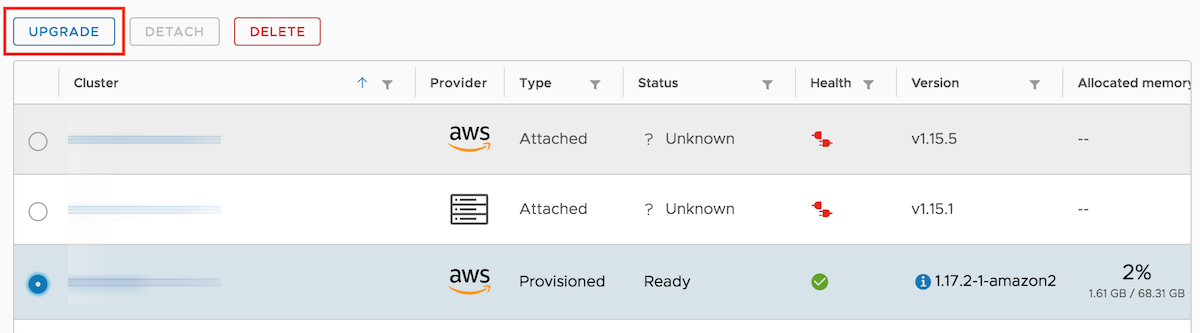 Upgrade your cluster