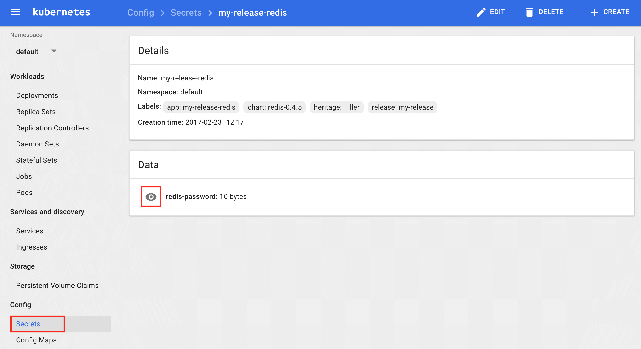 Access Kubernetes dashboard