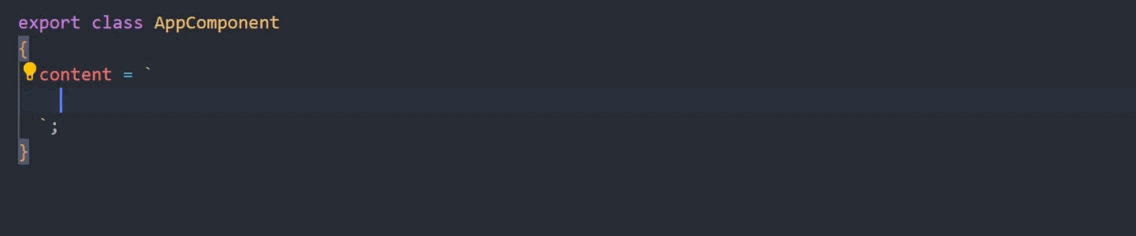 A short animated gif showing how to use the Angular Dynamic Hooks library to load components