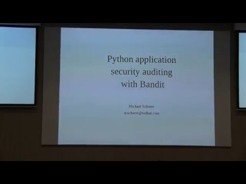 Image from Python application security auditing with bandit