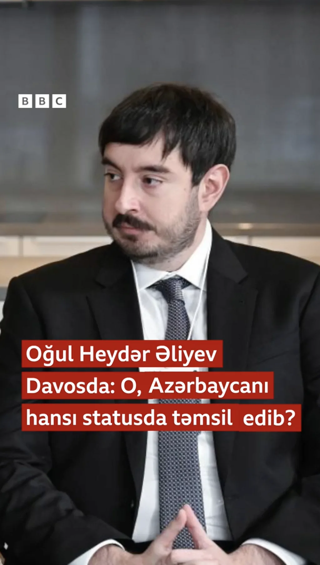 Oğul Heydər Əliyev Davosda: O, Azərbaycanı hansı statusda təmsil edib?