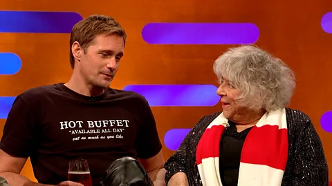 Alexander Skarsgård's previous encounter with Miriam Margolyes