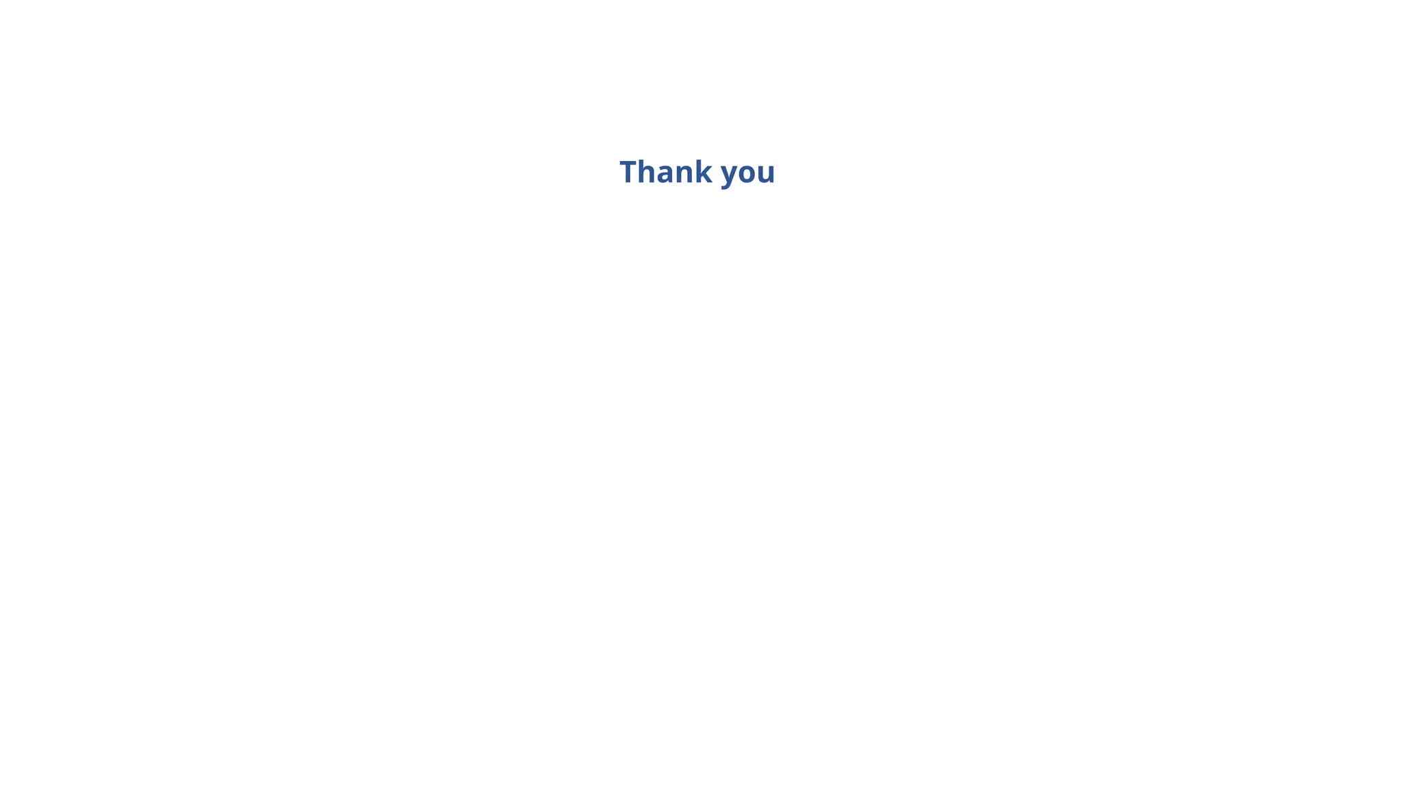 Thank you
 