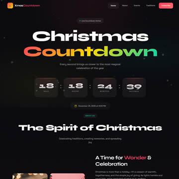 Xmas Countdown Template