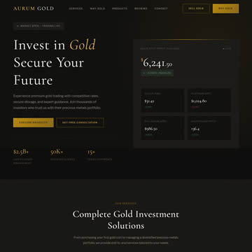 Aurum Gold Template