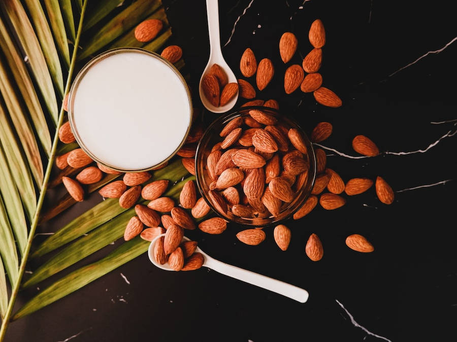 Almond Background Wallpaper
