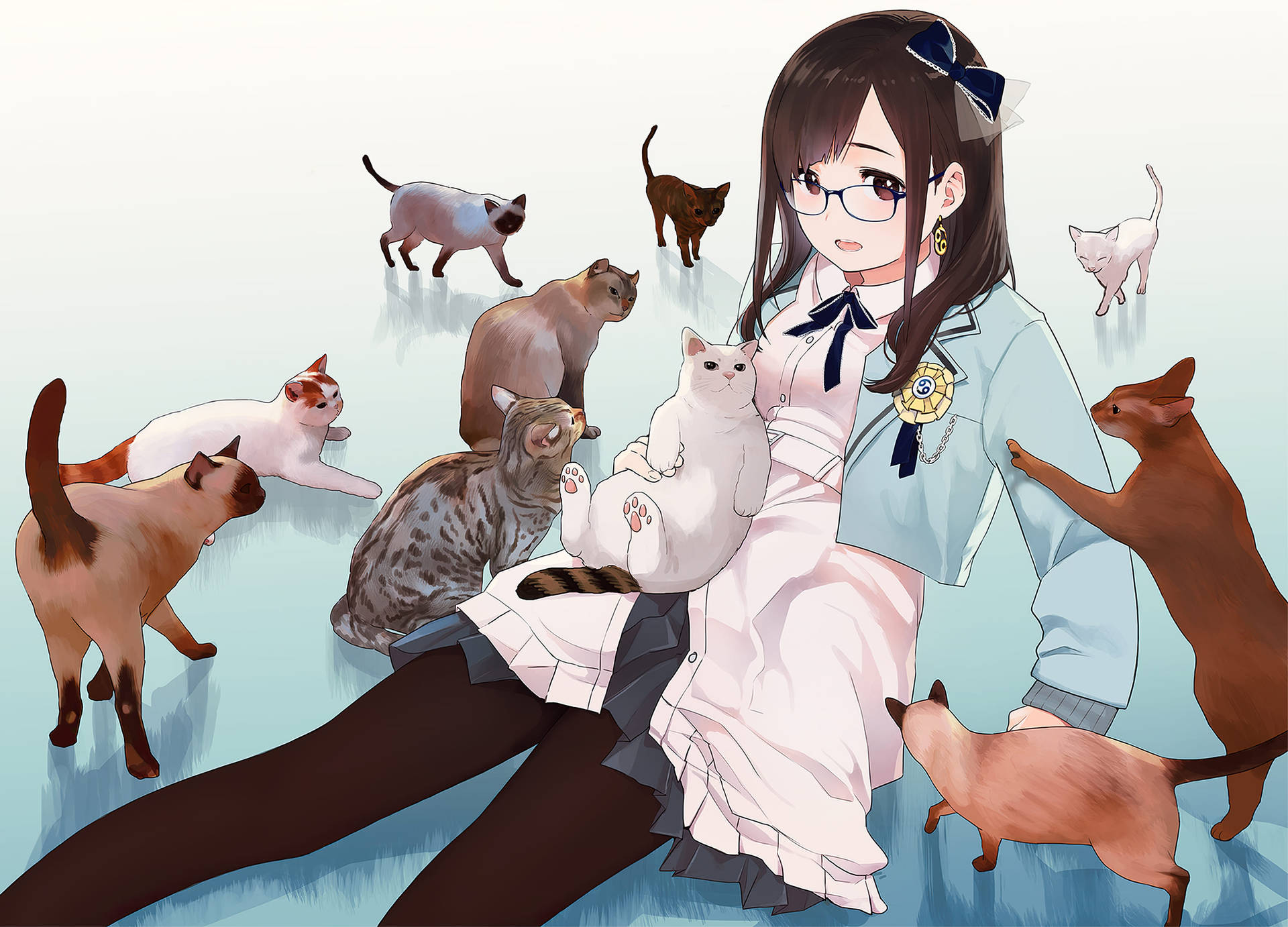 Anime Cat Wallpaper