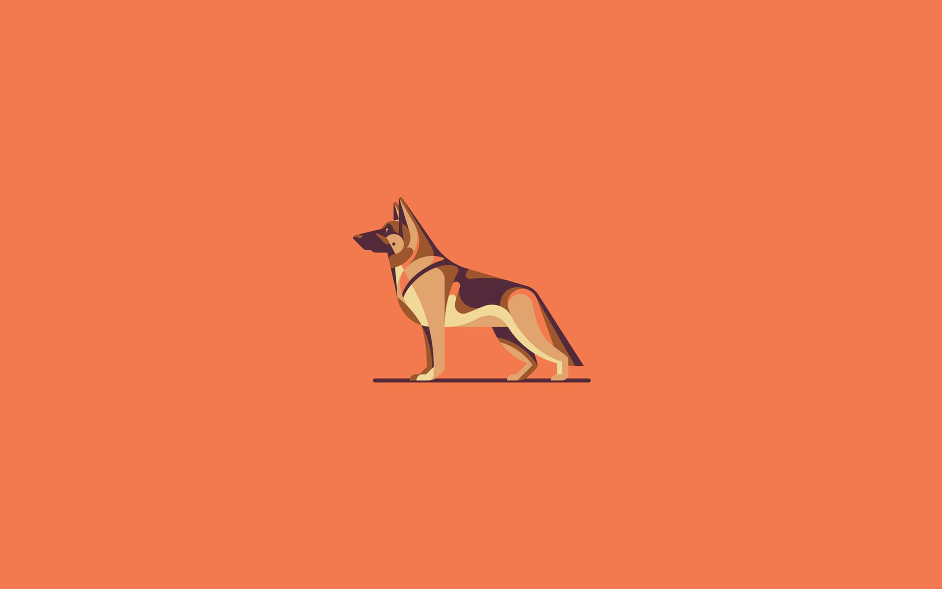 Cartoon Hund Wallpaper