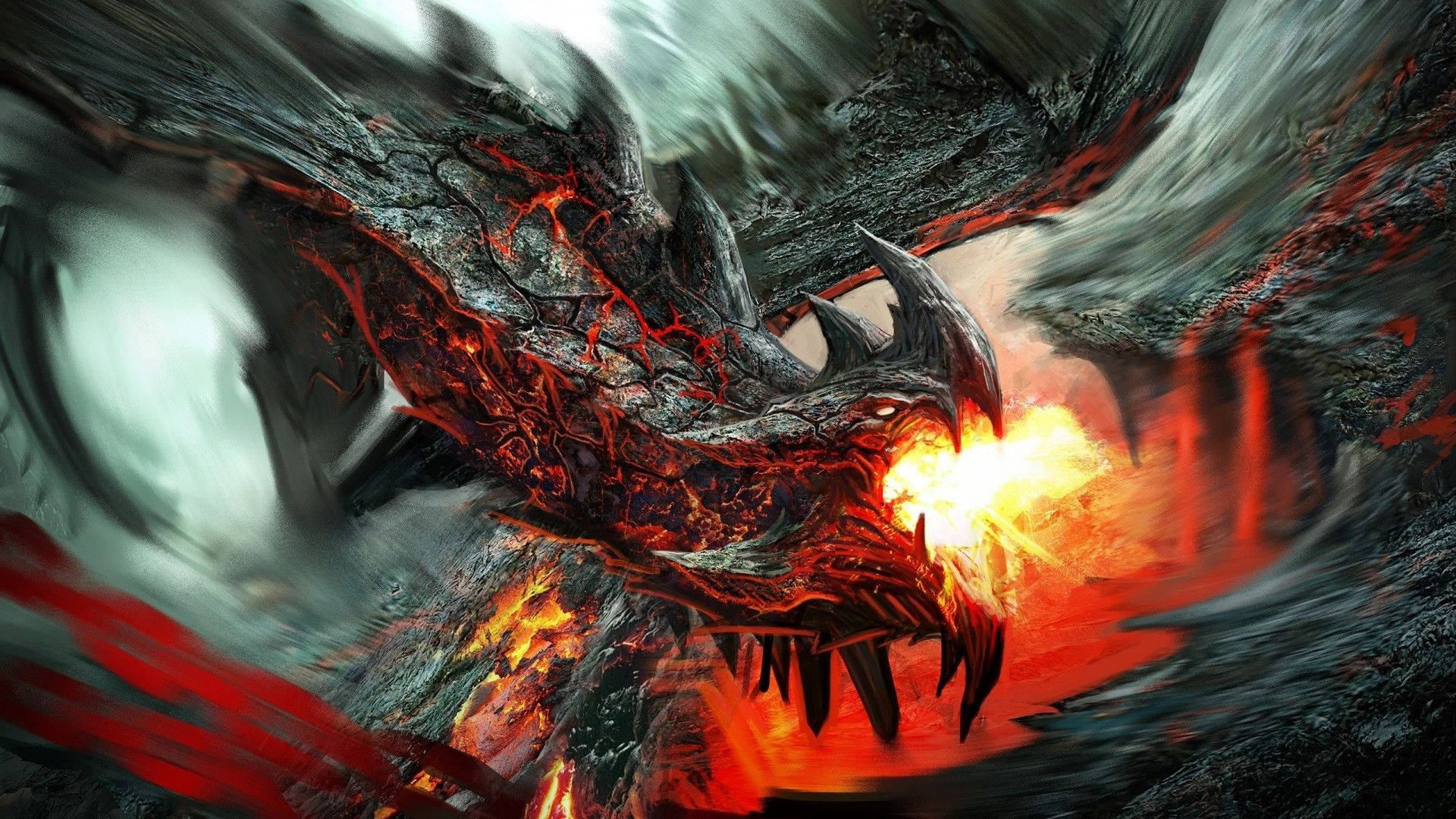 Feuerdrache Wallpaper