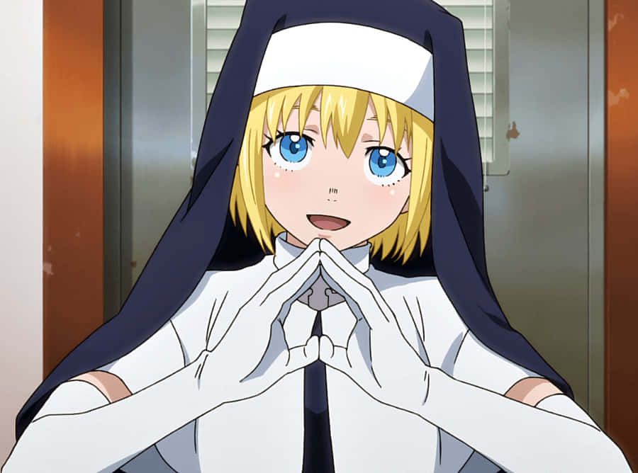 Fire Force Iris Wallpaper