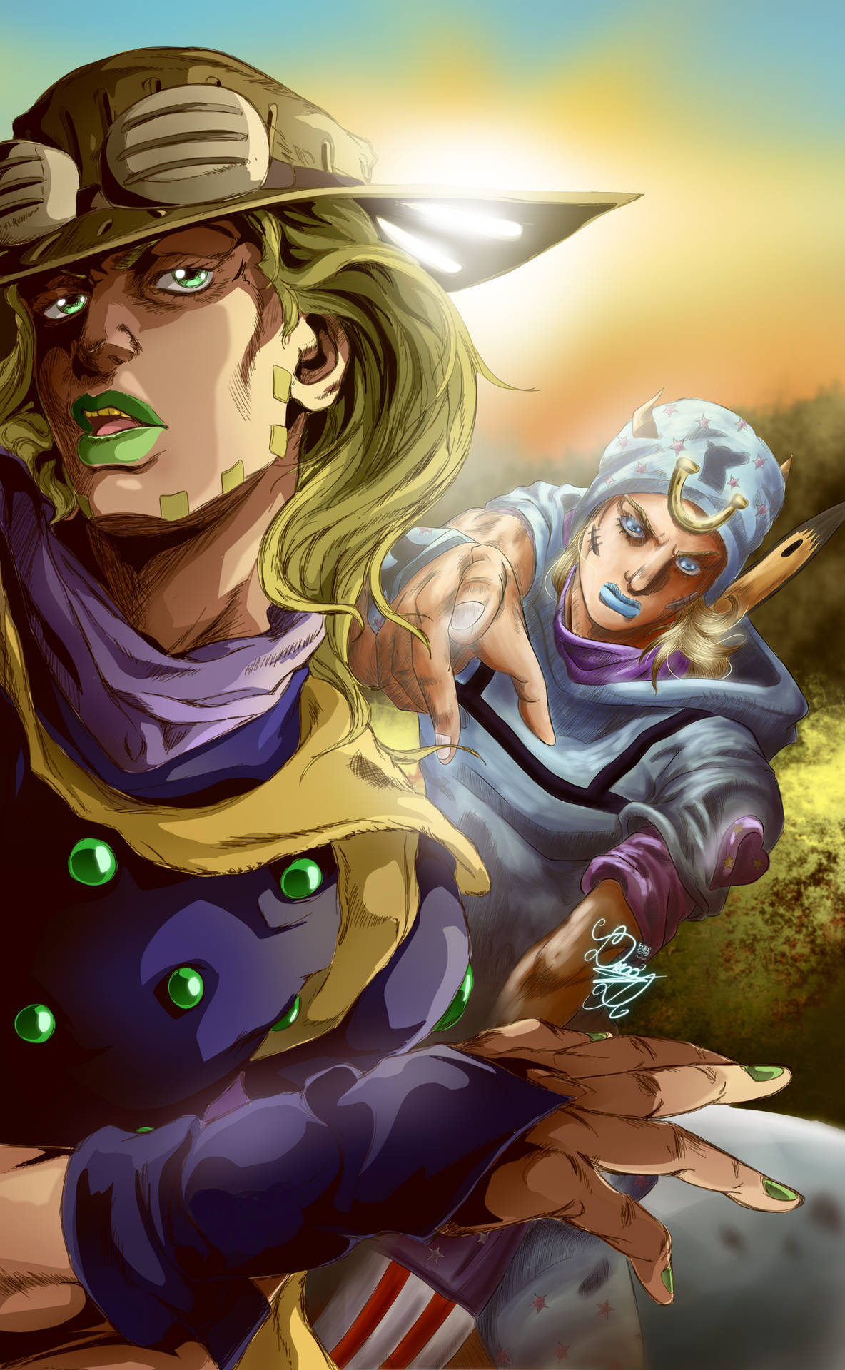 Gyro Zeppeli Papel de Parede