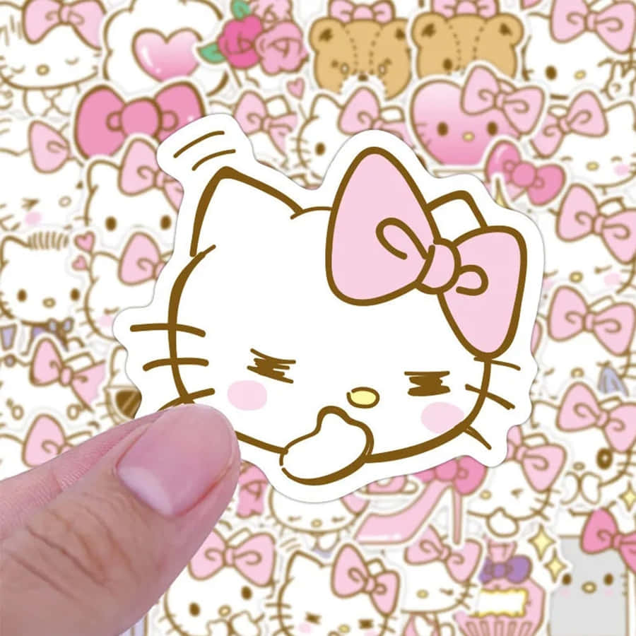 Kawaii Hello Kitty Fond d'écran