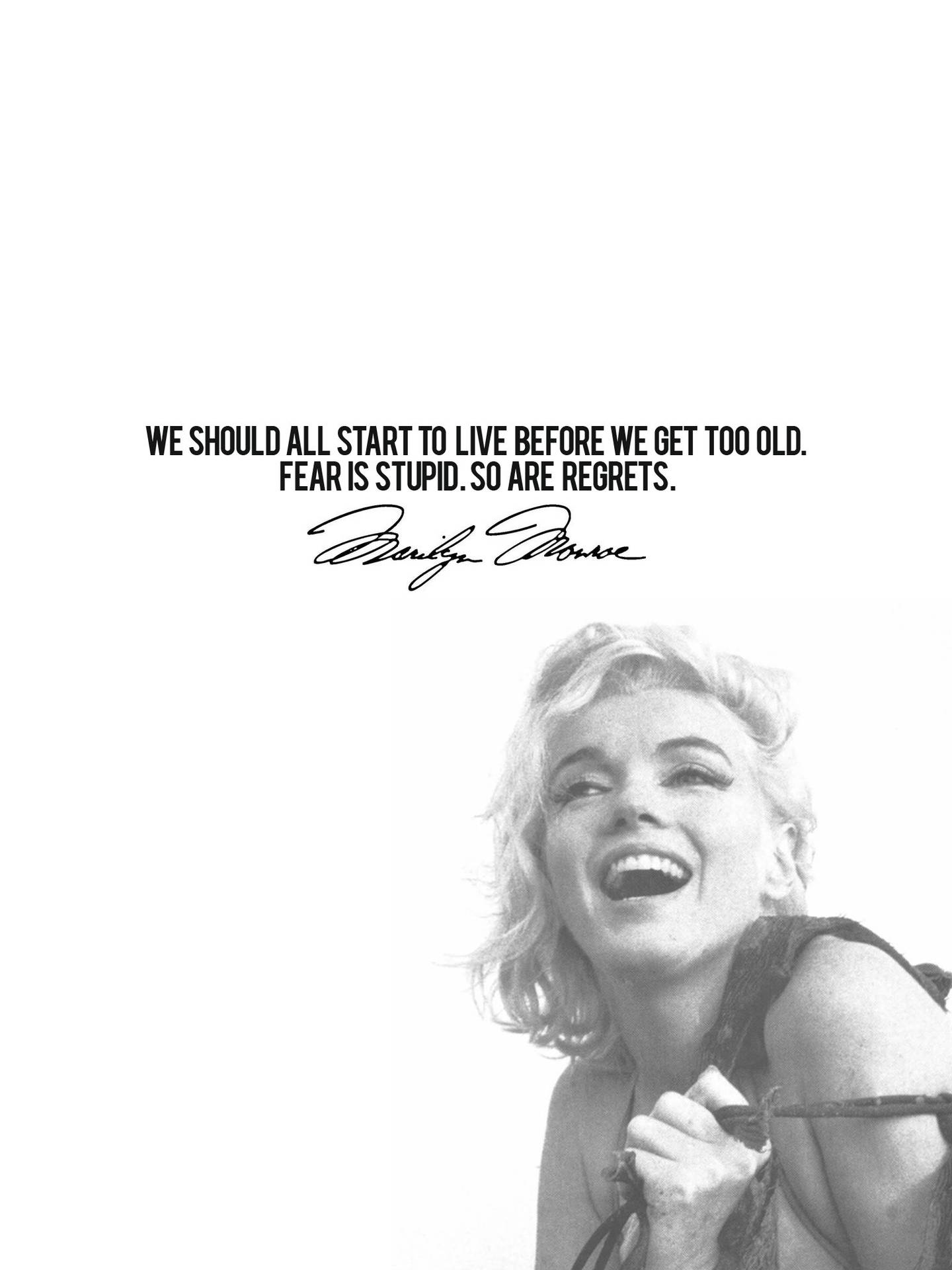 Marilyn Monroe Quotes Wallpaper