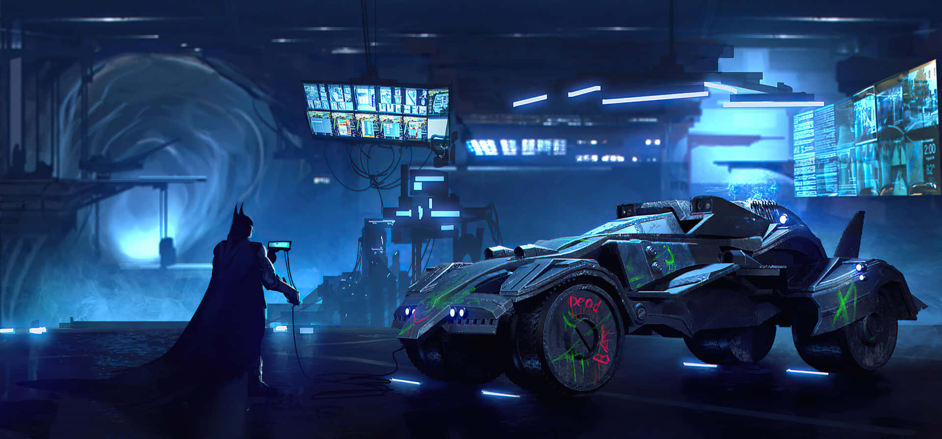 The Iconic Batmobile in 4K Resolution