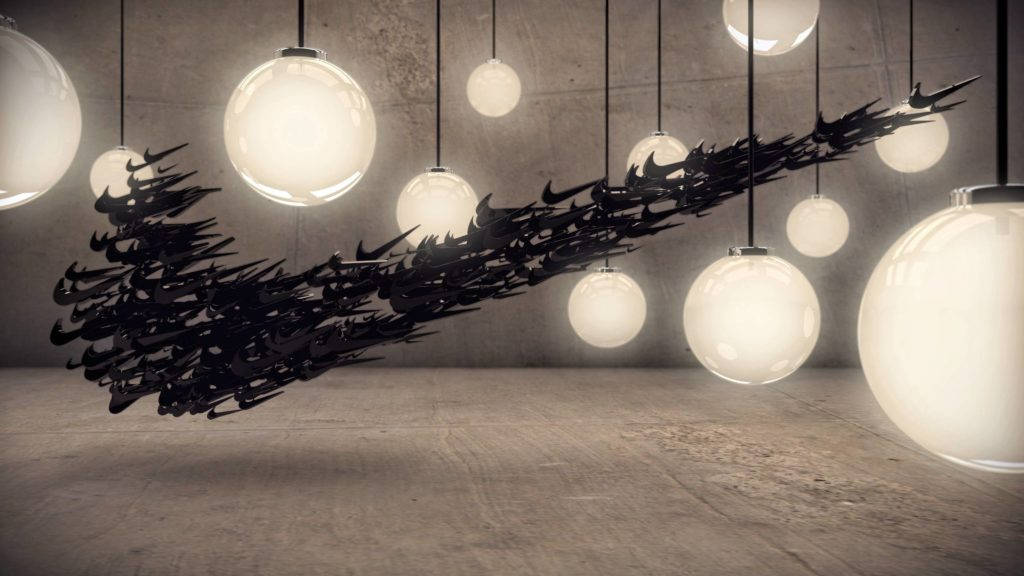 4K Nike Logo Exhibit Wallpaper