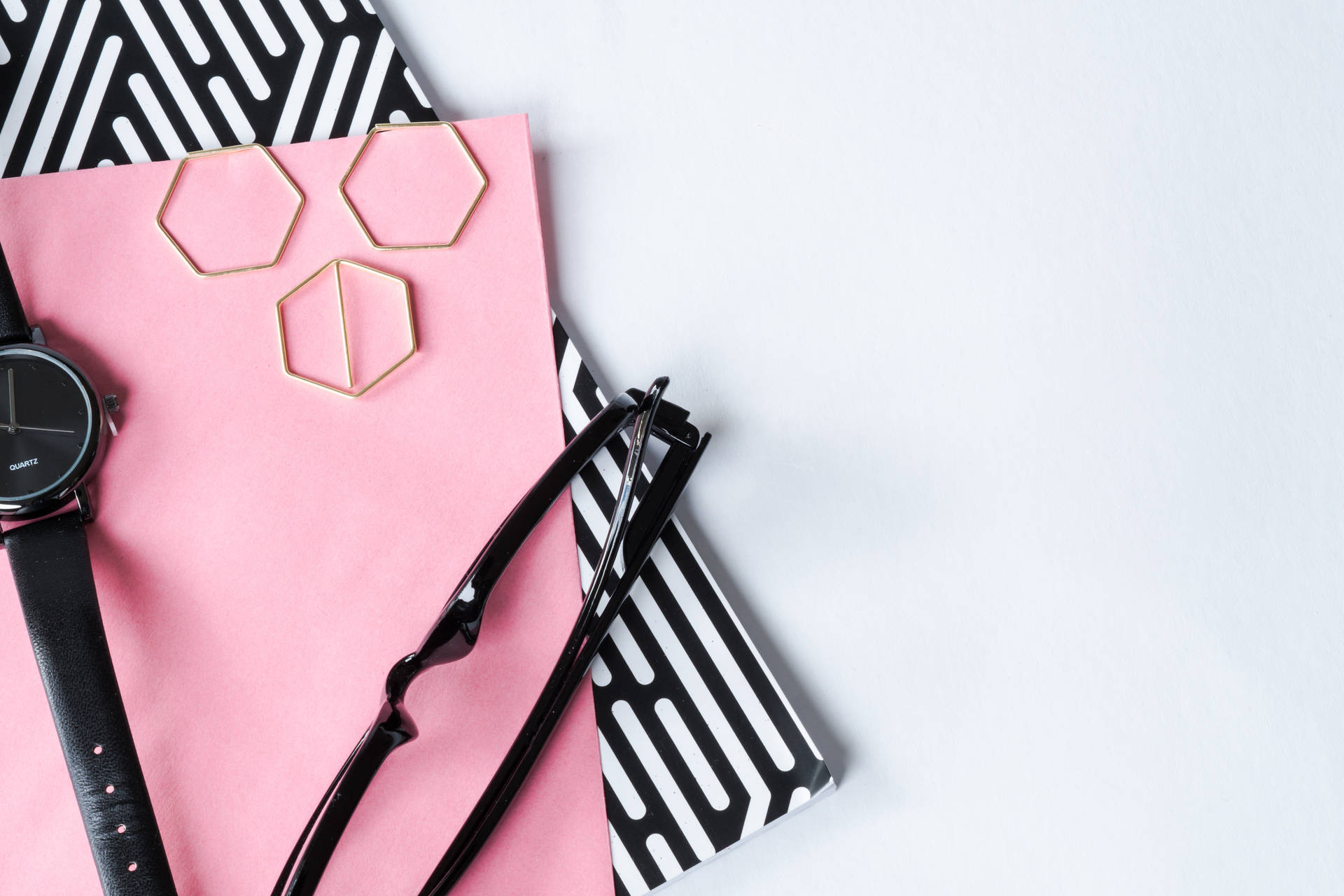 4K Tablet Geometric Stationery Wallpaper