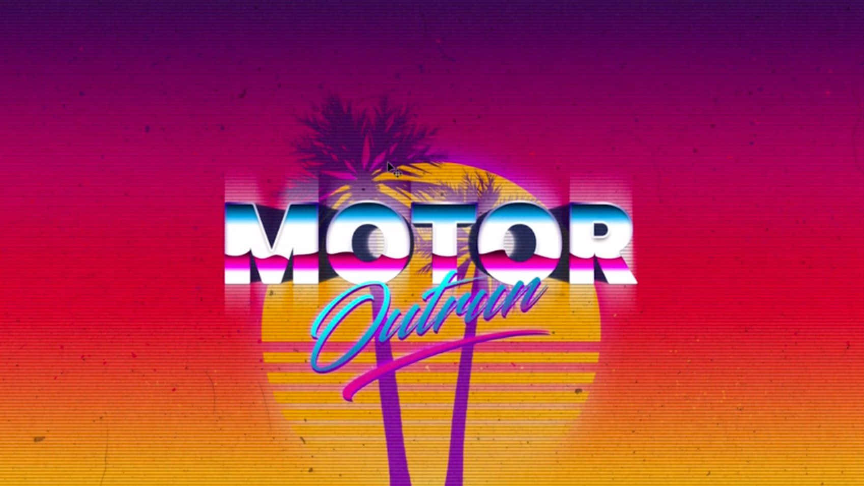 90erjahre Tropisch Retro Wallpaper