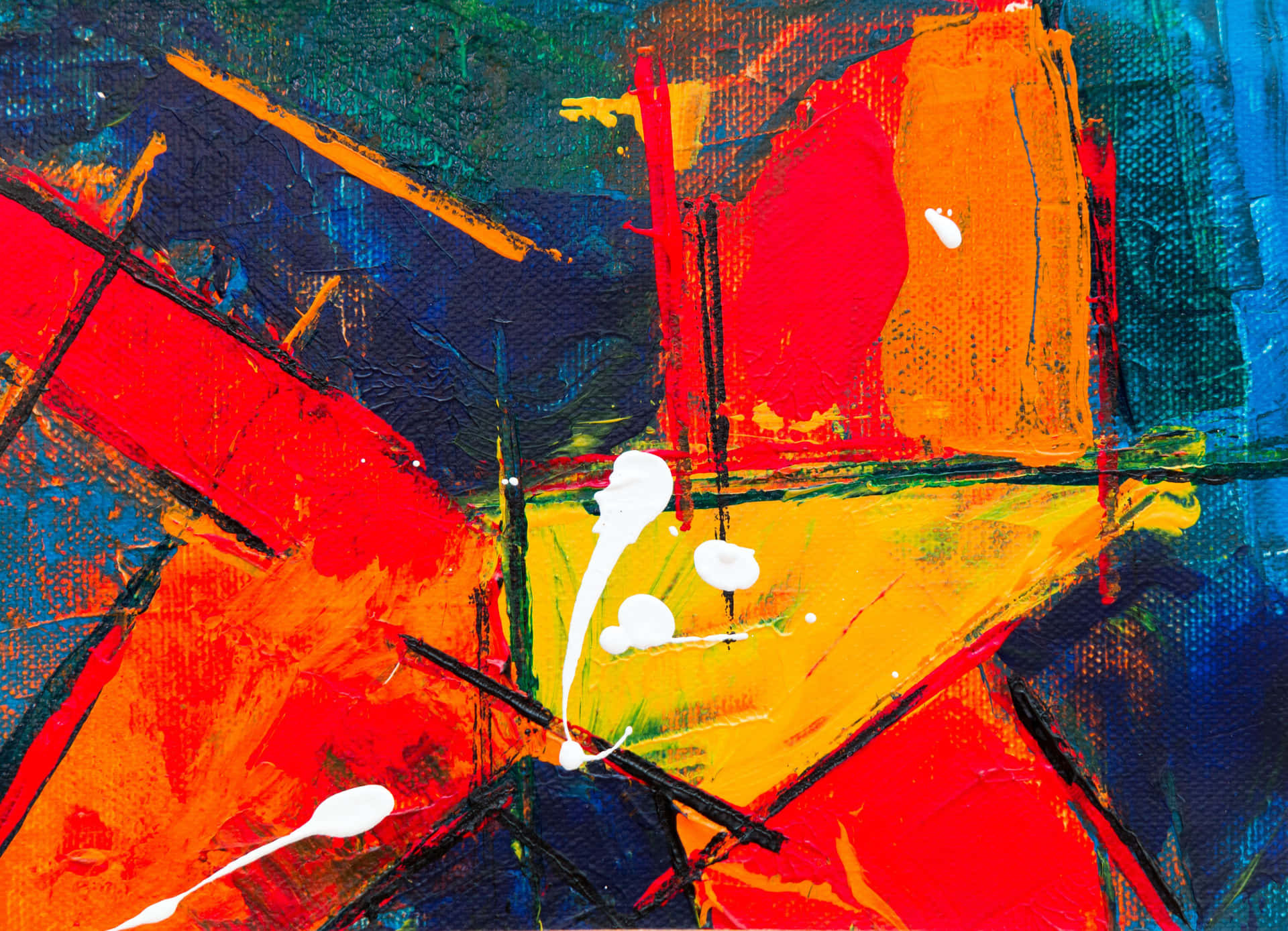 Abstract Expressionism painting by artist Mark Rothko Wallpaper