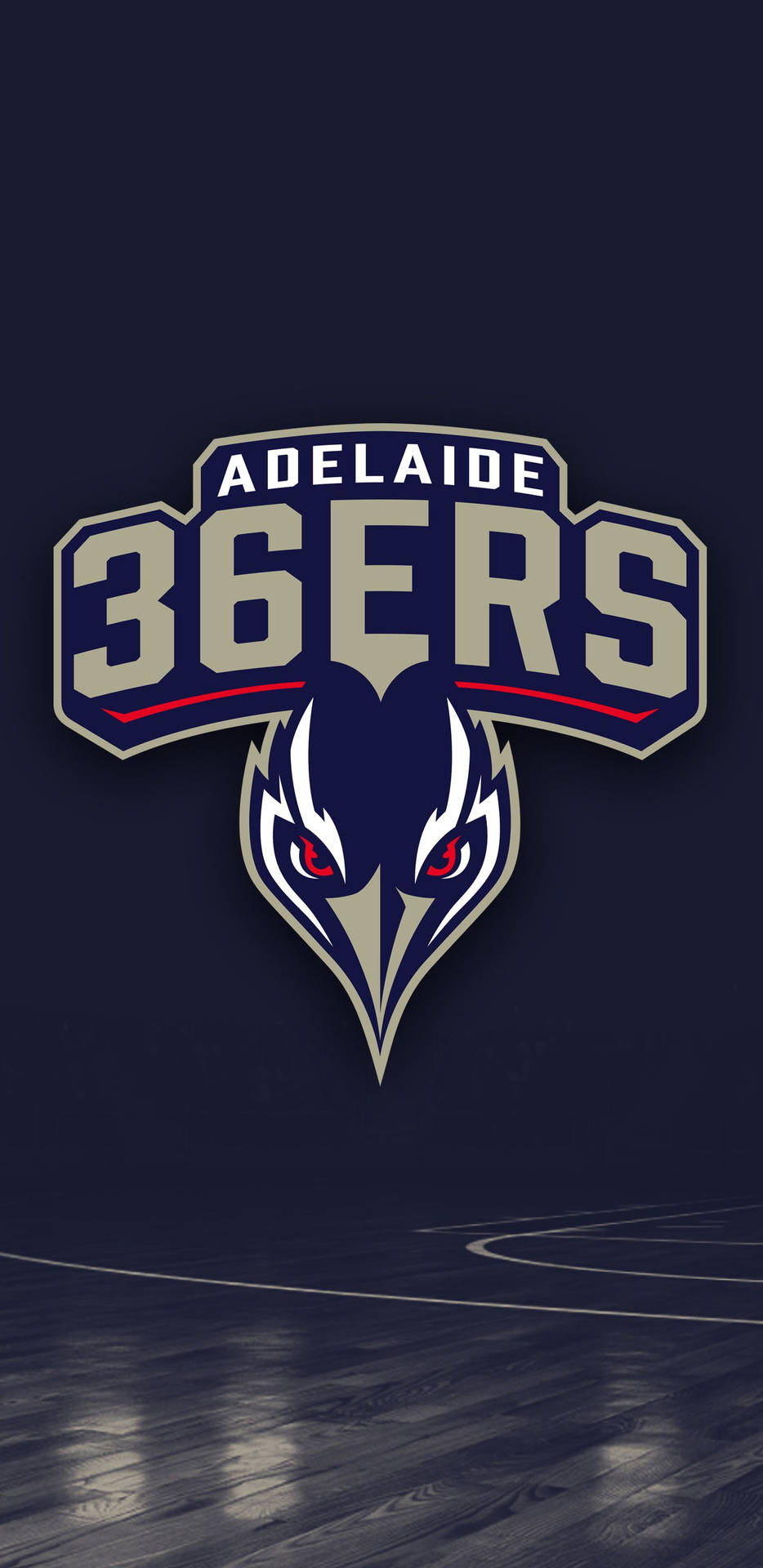 Adelaide 36ers Stylisert Plakat Bakgrunnsbildet