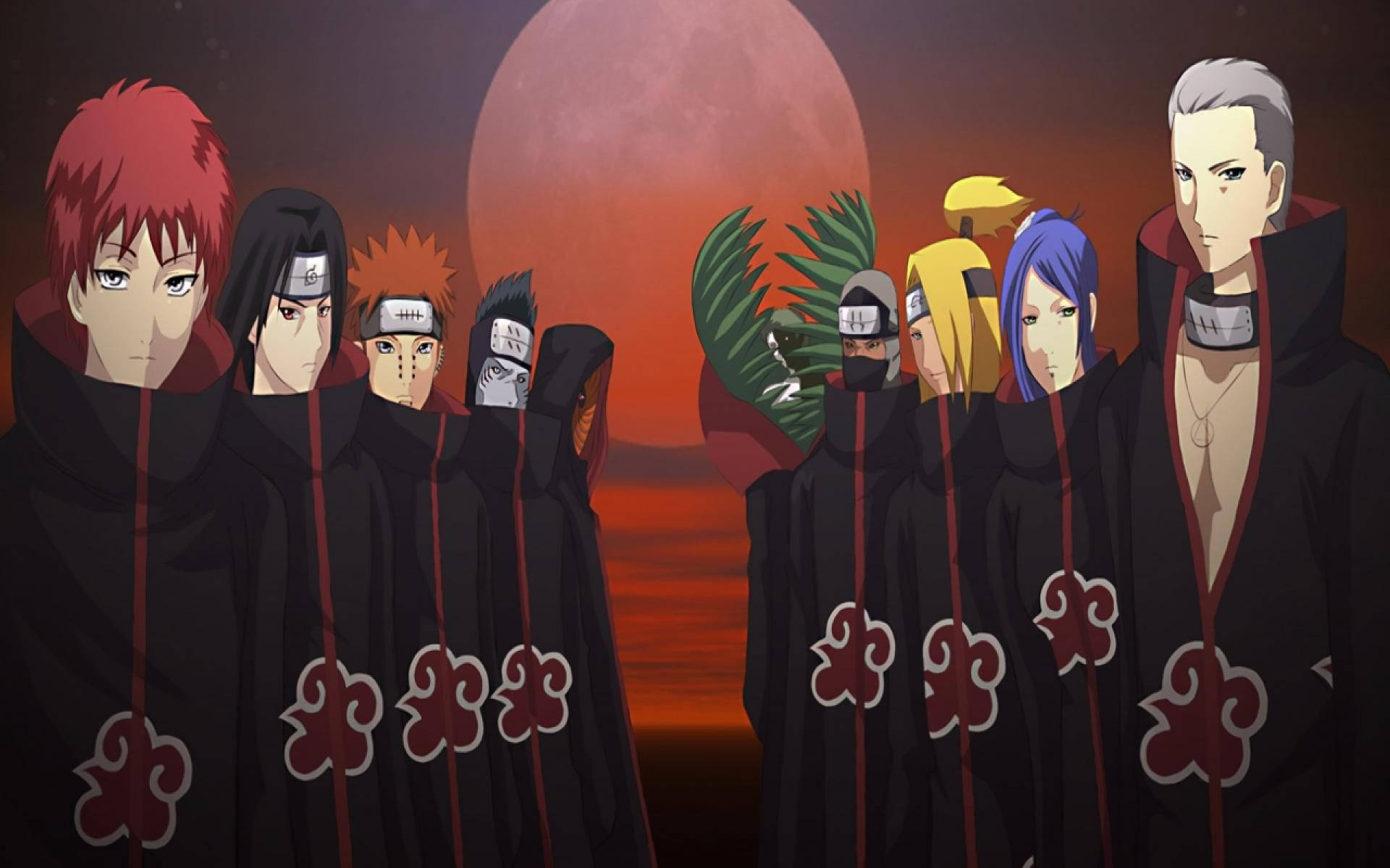 The Night of the Akatsuki Wallpaper