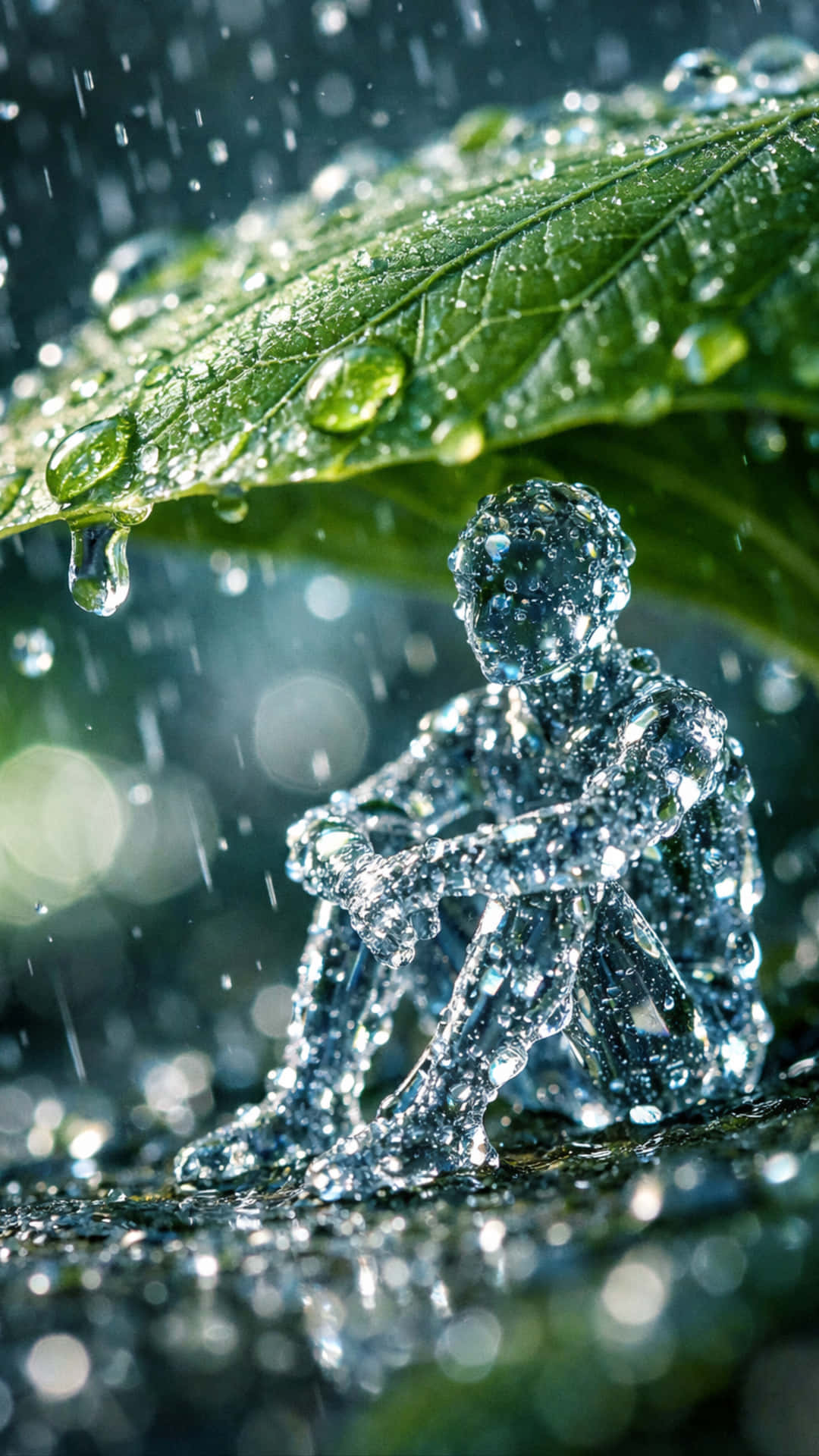 Alone In The Rain Wallpaper