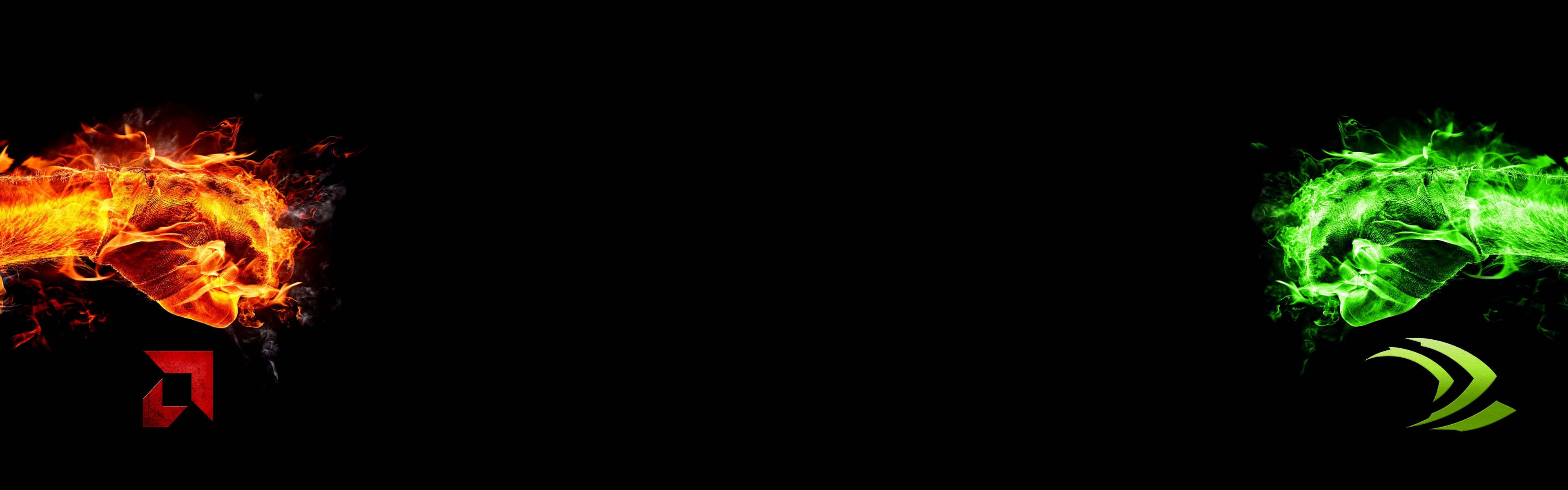 AMD Vs NVIDIA 4K Wallpaper