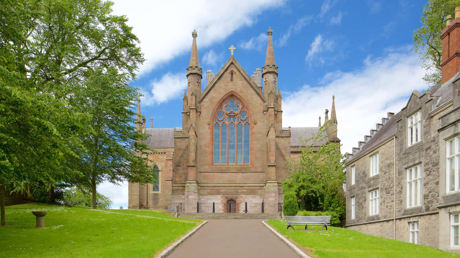 Armagh Gotische Architectuur Achtergrond