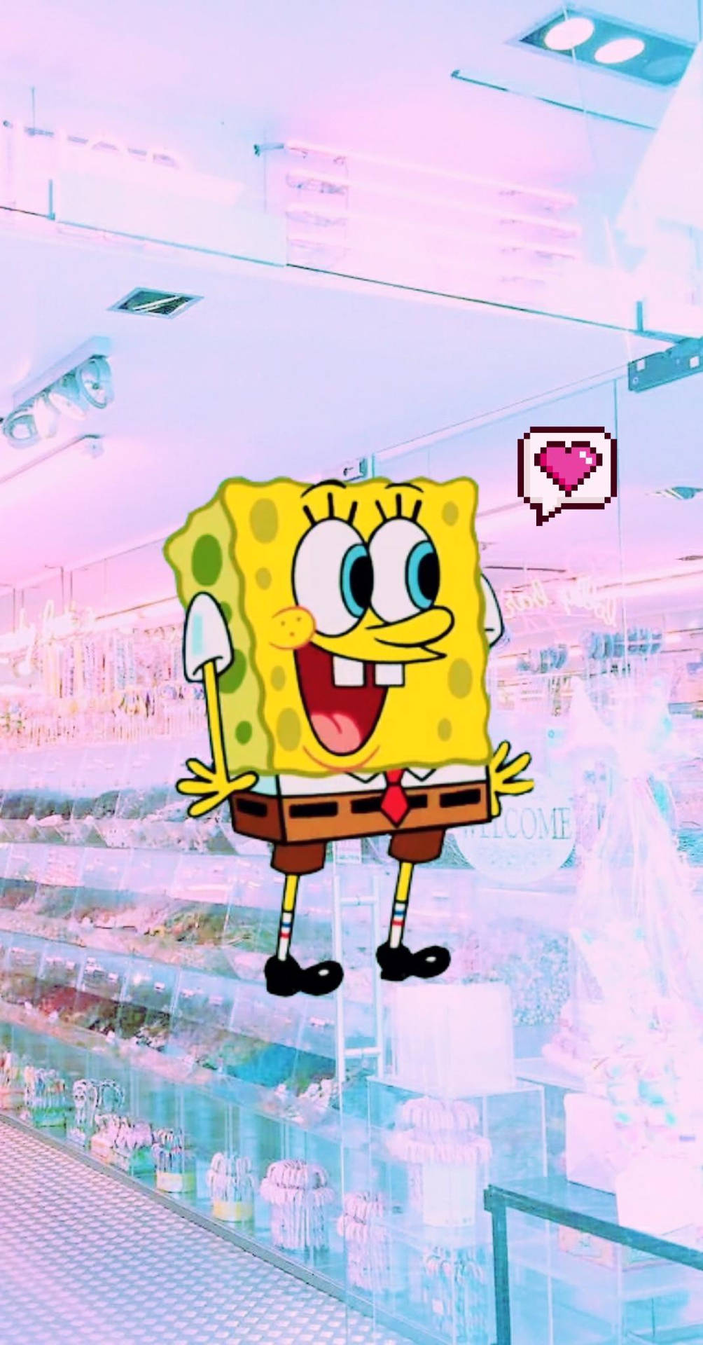 Authentic Aesthetic SpongeBob Wallpaper