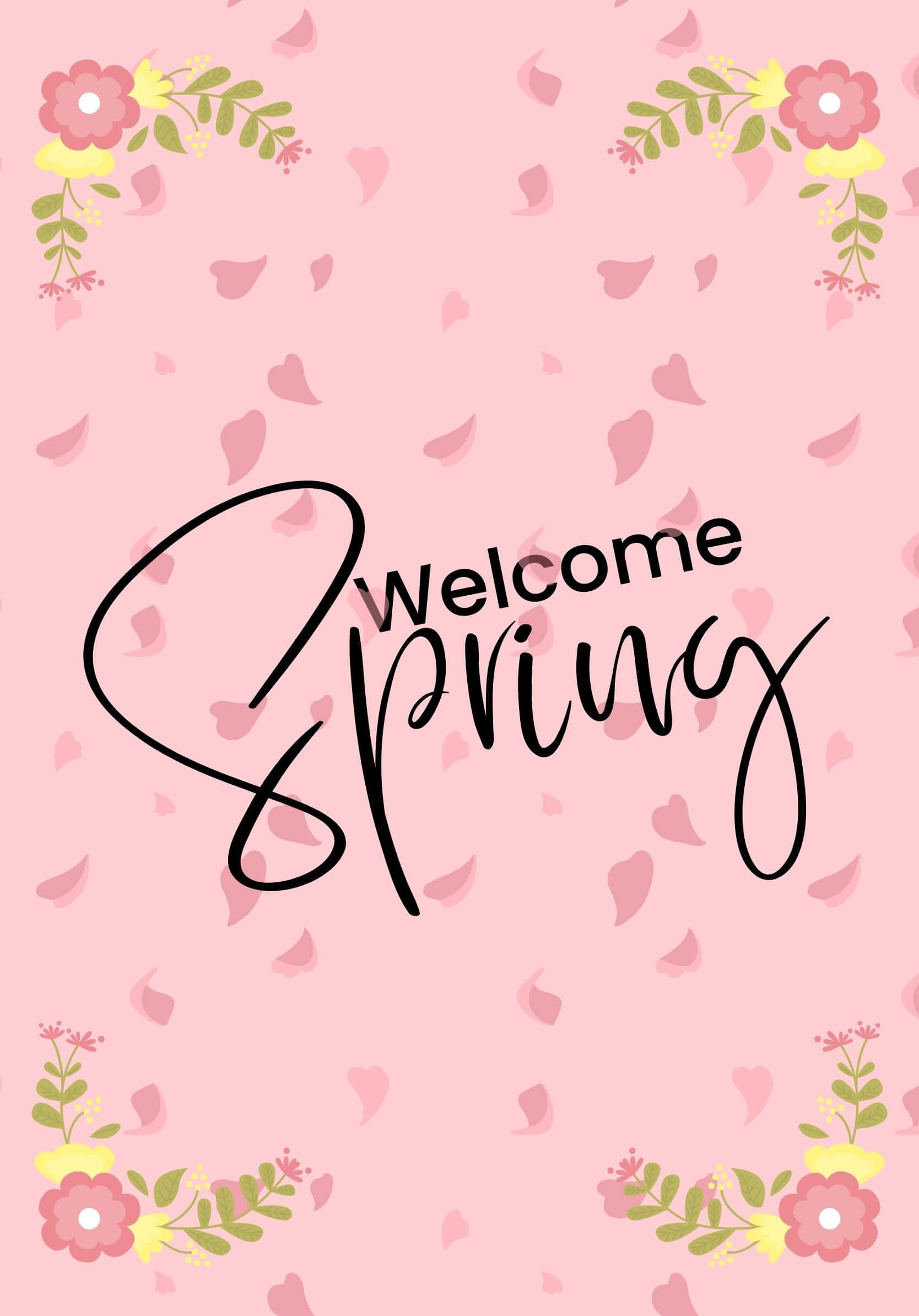 Best Spring Cute Pastel Pink Background