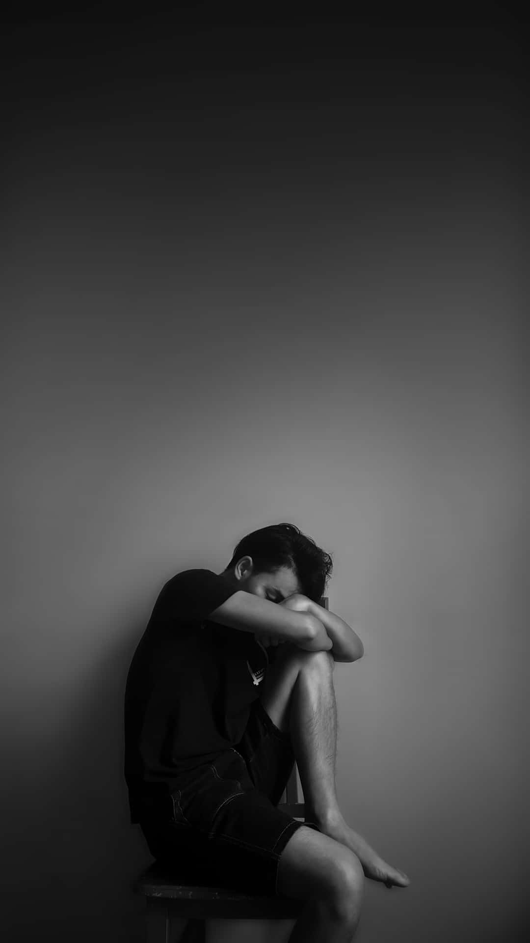 Black And White Depressed PFP Wallpaper