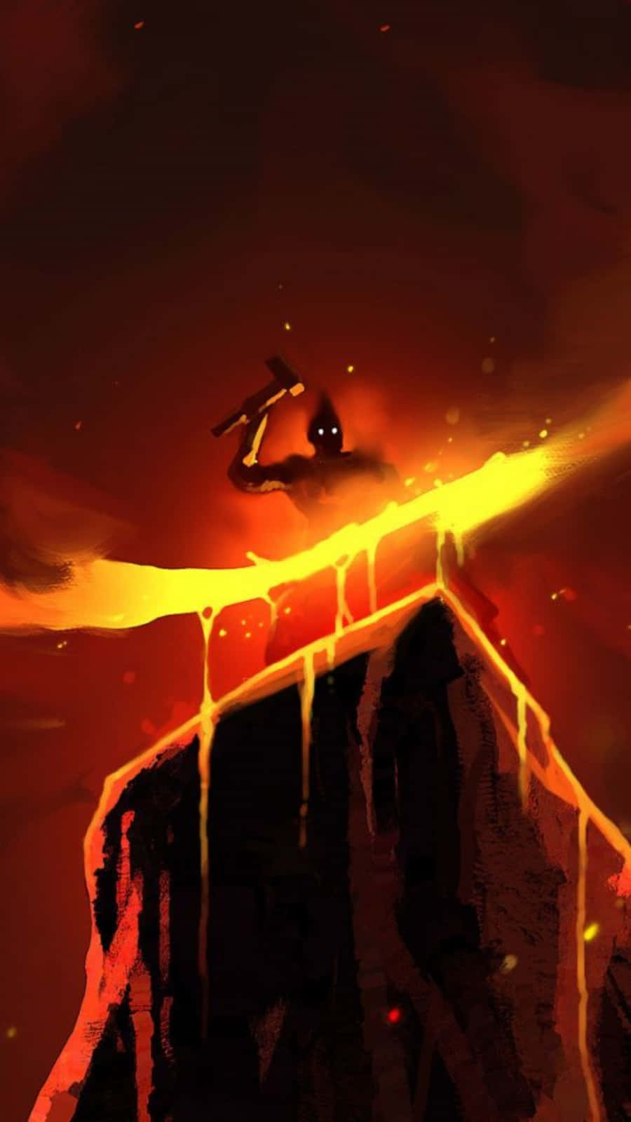 Traditional Blacksmith at Work Wallpaper